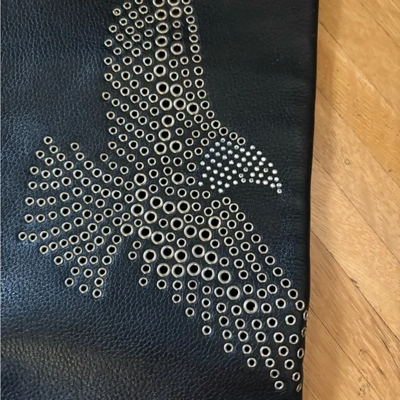 Jimmy Choo Black Over the Knee Boots with Silver Accents - Picture 2 of 8